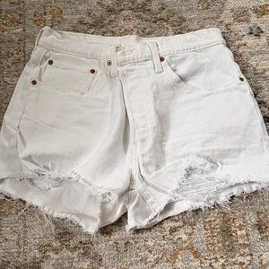 Levi Jean shorts, gently worn
